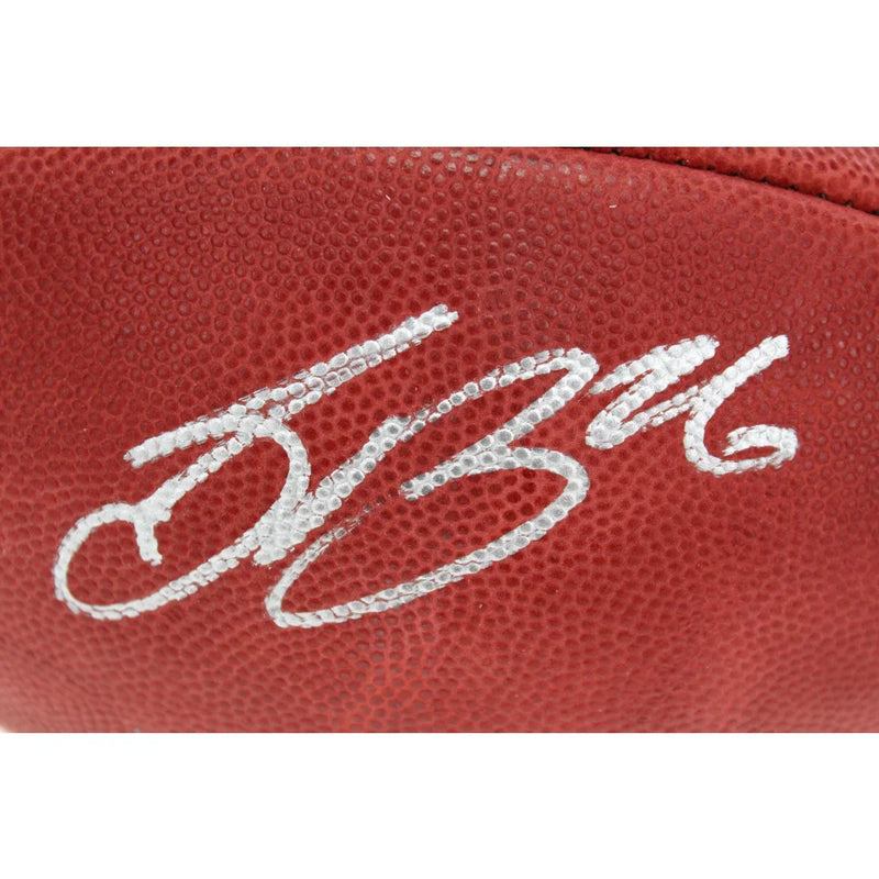 Saquon Barkley Signed Eagles Super Bowl LIX Champions Official Duke Football #D/500 Etched