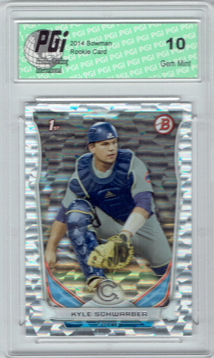 Kyle Schwarber 2014 Bowman Silver Ice #DP2 Rookie Card PGI 10 Cubs