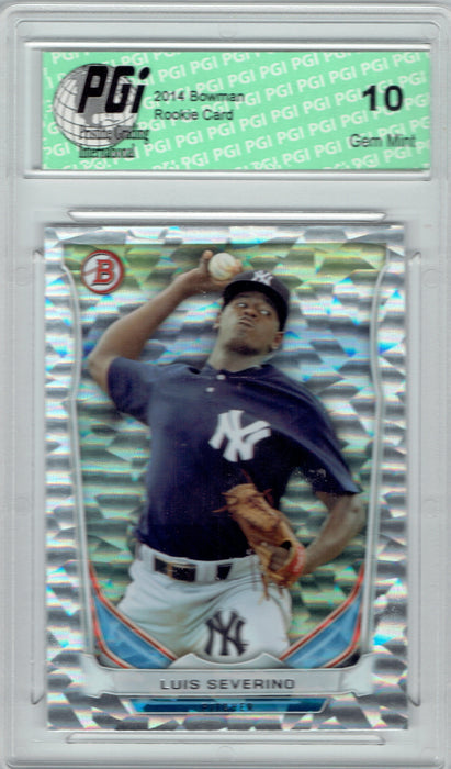 Luis Severino 2014 Bowman Silver Ice SP Rookie Card #TP-38 PGI 10