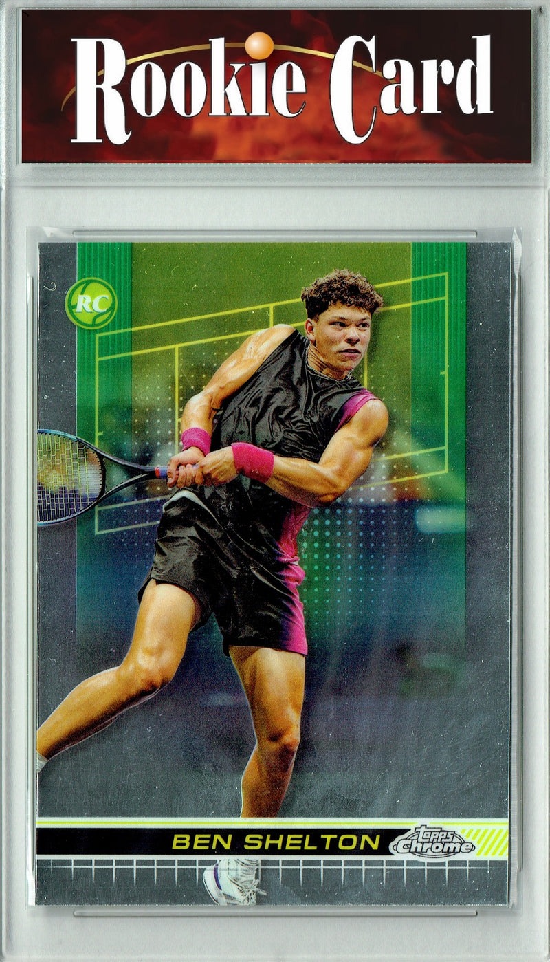 Ben Shelton Rookie Card 2024 Topps Chrome #89 0, Certified Mint+ Condition, USA Tennis