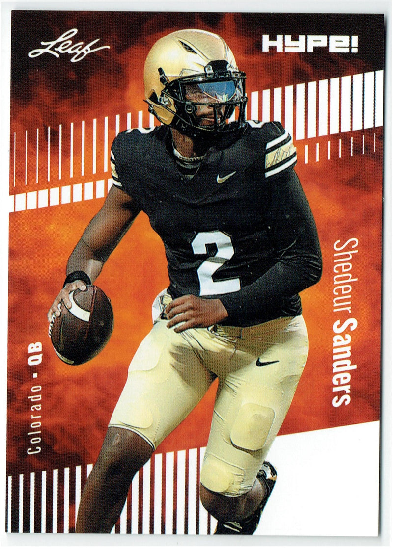 Mint Shedeur Sanders 2024 Leaf HYPE! #LH-170 Only 5000 Made Rookie Card Colorado Buffaloes