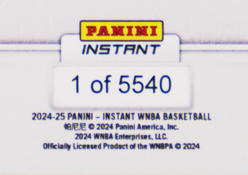 PSA 10 Caitlin Clark 2024 Panini Instant #10 WNBA Debut Rookie Card Indiana Fever
