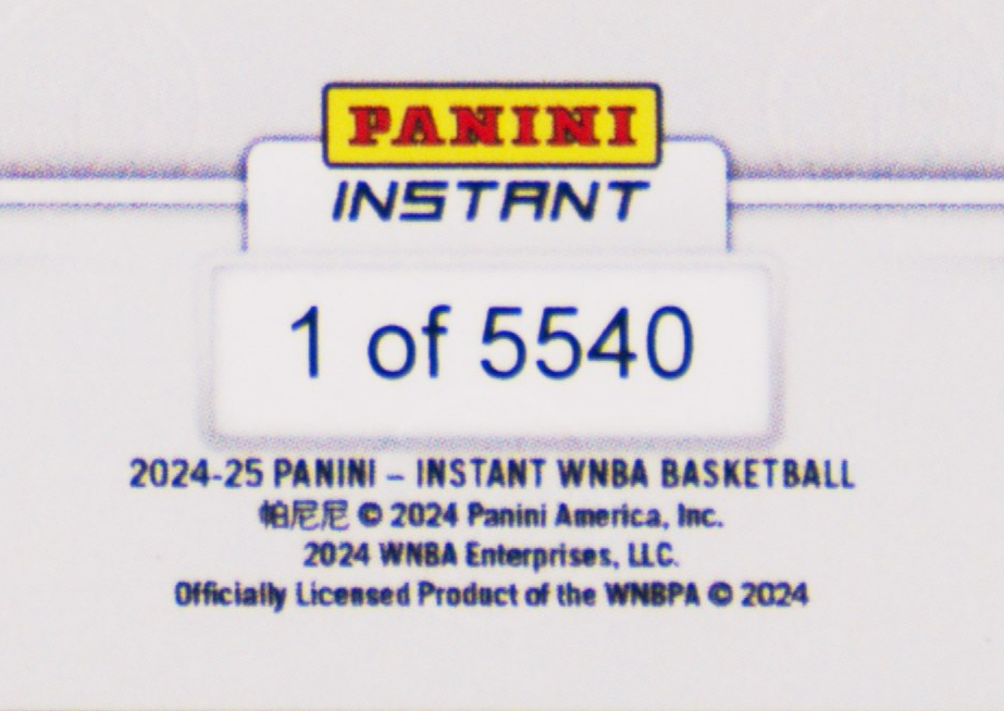 PSA 10 Caitlin Clark 2024 Panini Instant #10 WNBA Debut! Fever Rookie Card