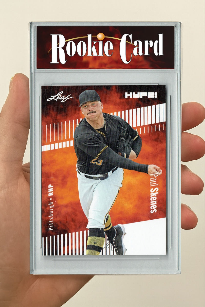 Certified Mint+ Paul Skenes 2023 Leaf HYPE #132 Only 5000 Made Rookie Card Pittsburgh Pirates