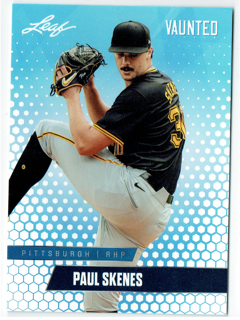 Mint Paul Skenes 2024 Leaf Vaunted #12V Debut Collection Rookie Card Pittsburgh Pirates