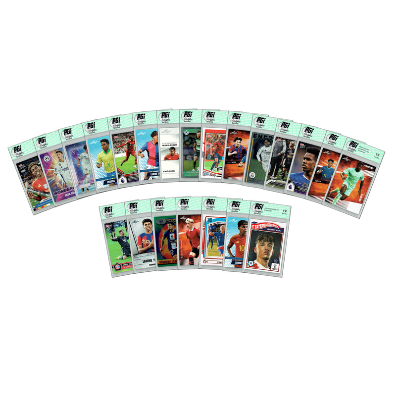 LOADED! Soccer Next Gen Collector's Box: 4 PGI 10 Rookie Cards - Lamine Yamal, Endrick, Estevao, Alejandro Garnacho, Ngumoha, Lennart Karl, Cavan Sullivan & more