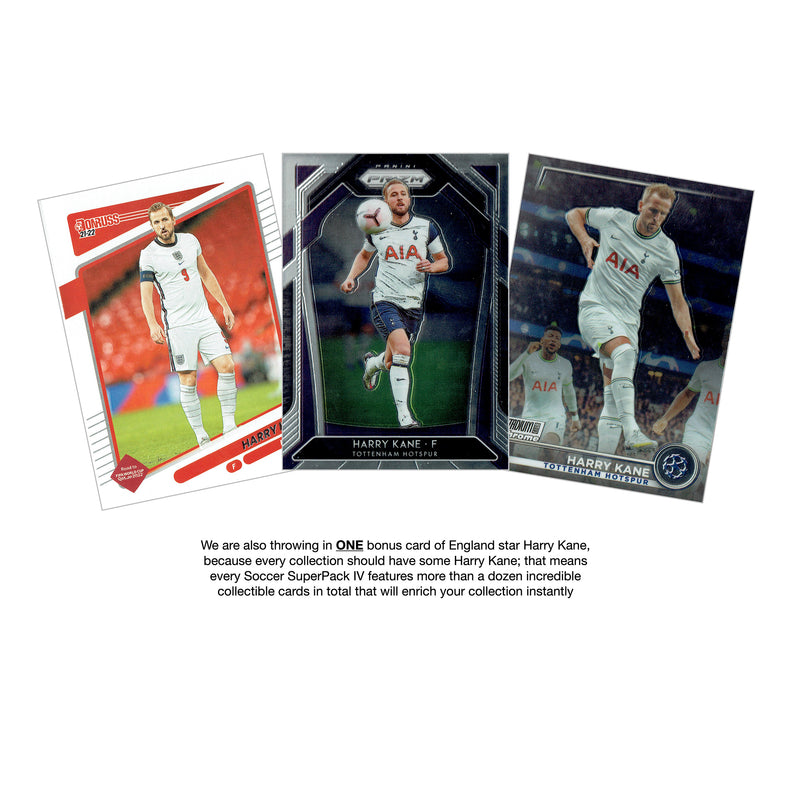 Soccer Superpack IV - Legends & Prospects - Zinedine Zidane, Lamine Yamal, Pele, Lionel Messi, Cristiano Ronaldo, Harry Kane & more - 14 Certified Mint Cards