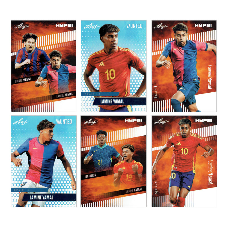 Soccer Superpack IV - Legends & Prospects - Zinedine Zidane, Lamine Yamal, Pele, Lionel Messi, Cristiano Ronaldo, Harry Kane & more - 14 Certified Mint Cards