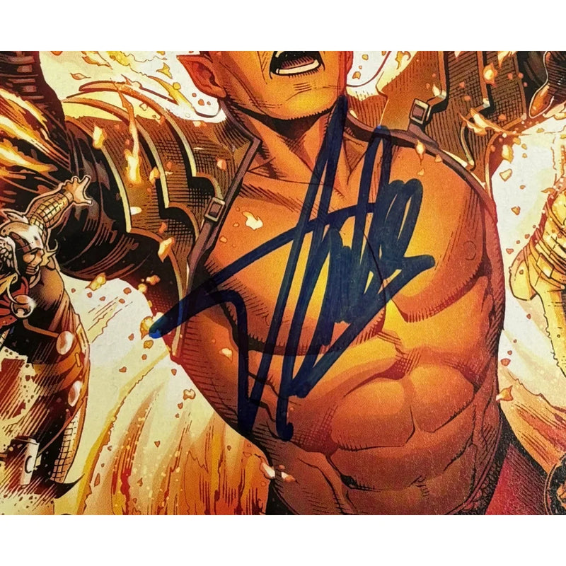 Stan Lee Autographed Avengers vs. X-men Comic Book Framed PSA/DNA COA Signed