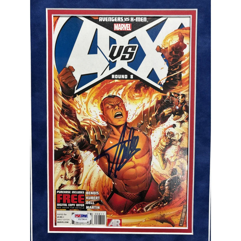 Stan Lee Autographed Avengers vs. X-men Comic Book Framed PSA/DNA COA Signed