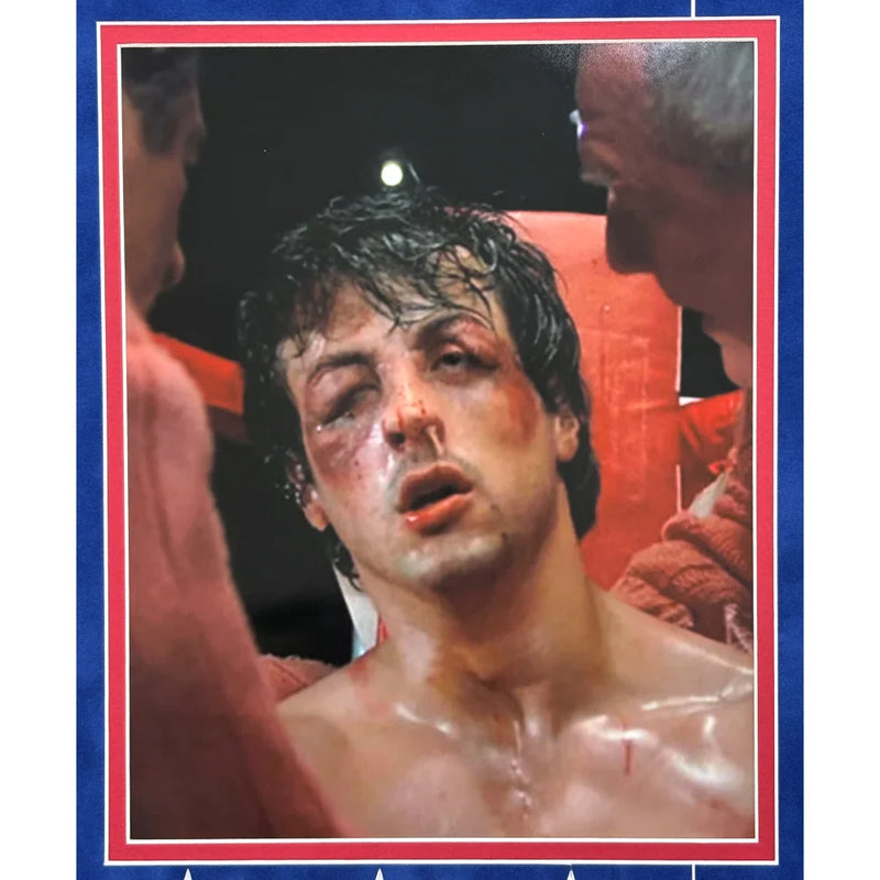 Sylvester Stallone Signed Rocky 8x10 Photo Framed Autograph SWAU/COA