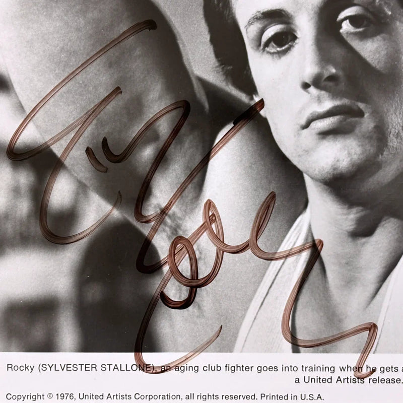 Sylvester Stallone Signed Rocky 8x10 Photo Framed Autograph SWAU/COA
