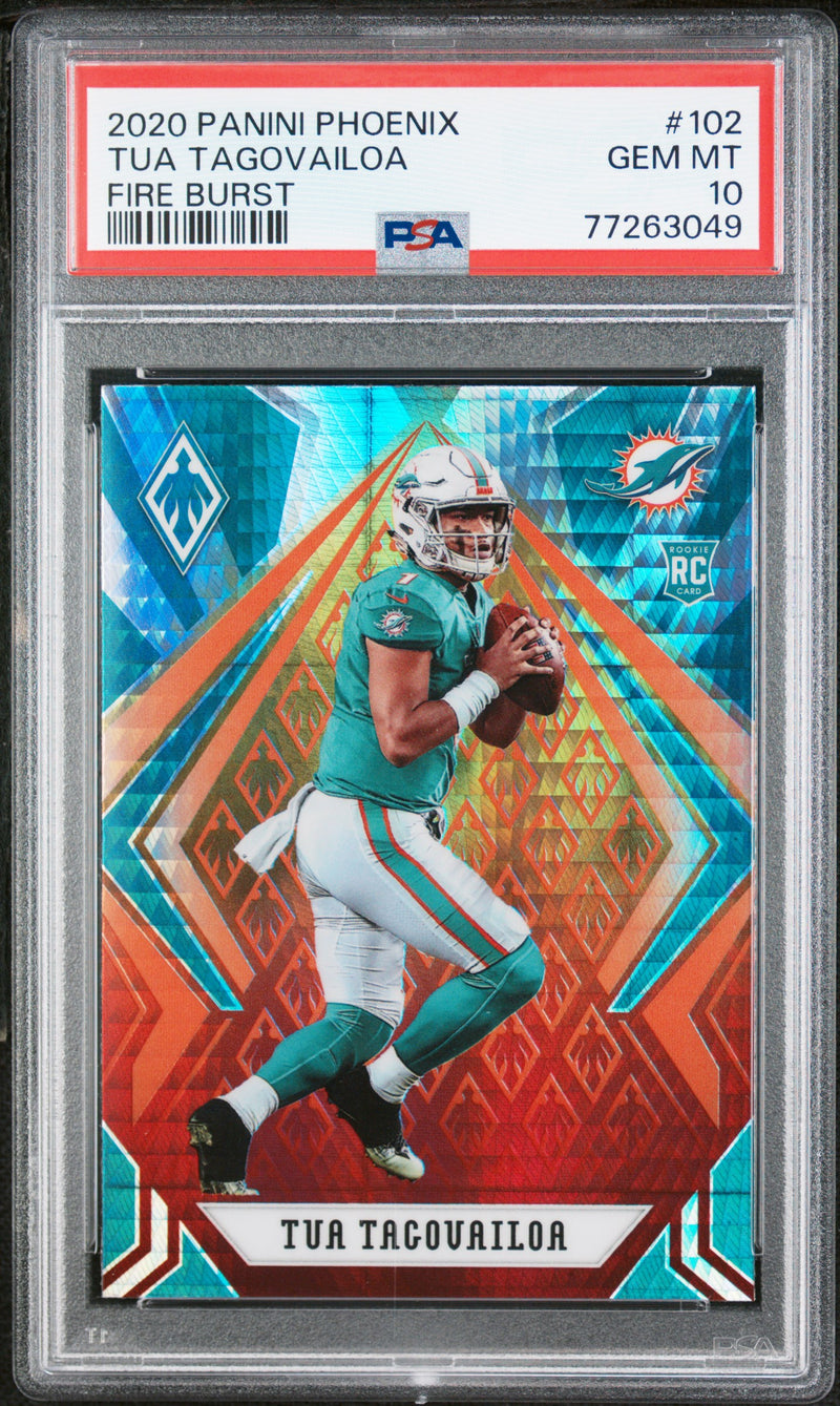 PSA 10 GEM-MT Tua Tagovailoa 2020 Phoenix #102 Rookie Card