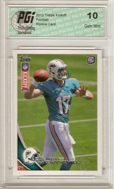 Ryan Tannehill 2012 Topps Kickoff #43 SP Rookie Card PGI 10