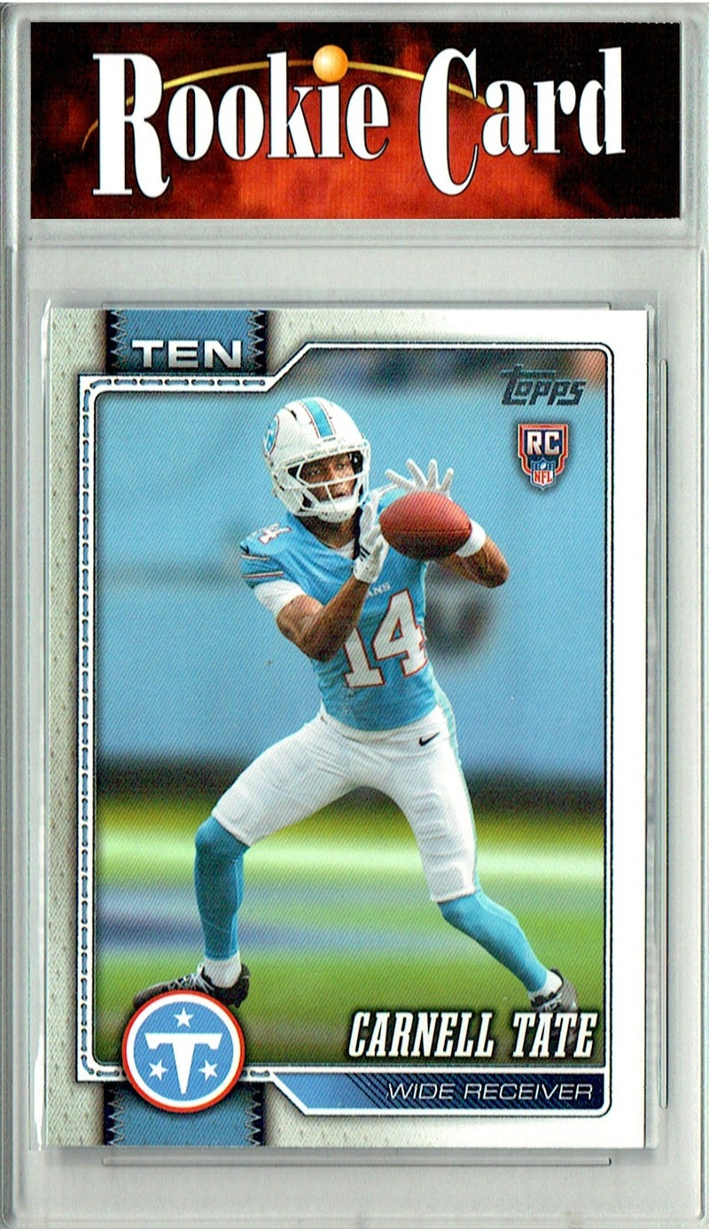 Carnell Tate Rookie Card 2026 Topps #318 Flagship, Certified Mint+ Condition, Tennessee Titans Football