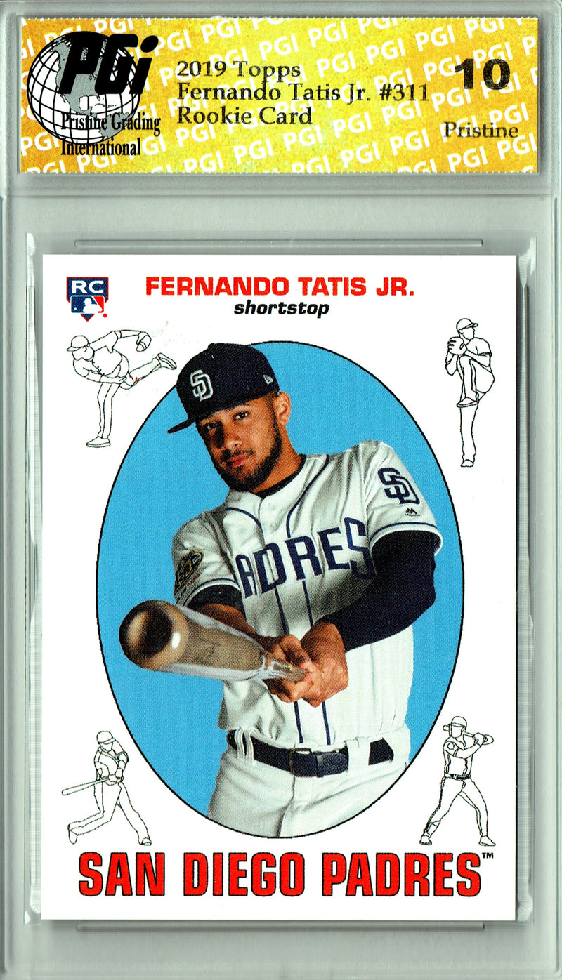 Fernando Tatis Jr. 2019 Topps 582 Montgomery #311 PRISTINE Rookie Card PGI 10