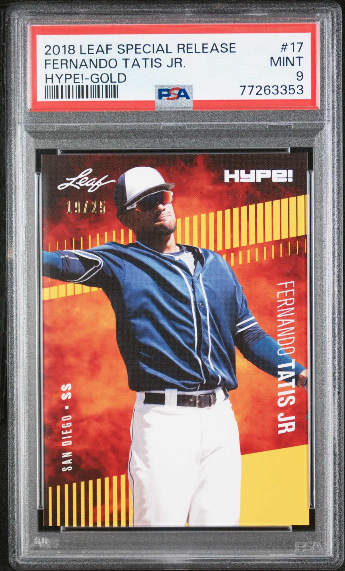 : Ronald Acuna Jr. 2018 Leaf HYPE! Baseball Rookie 25