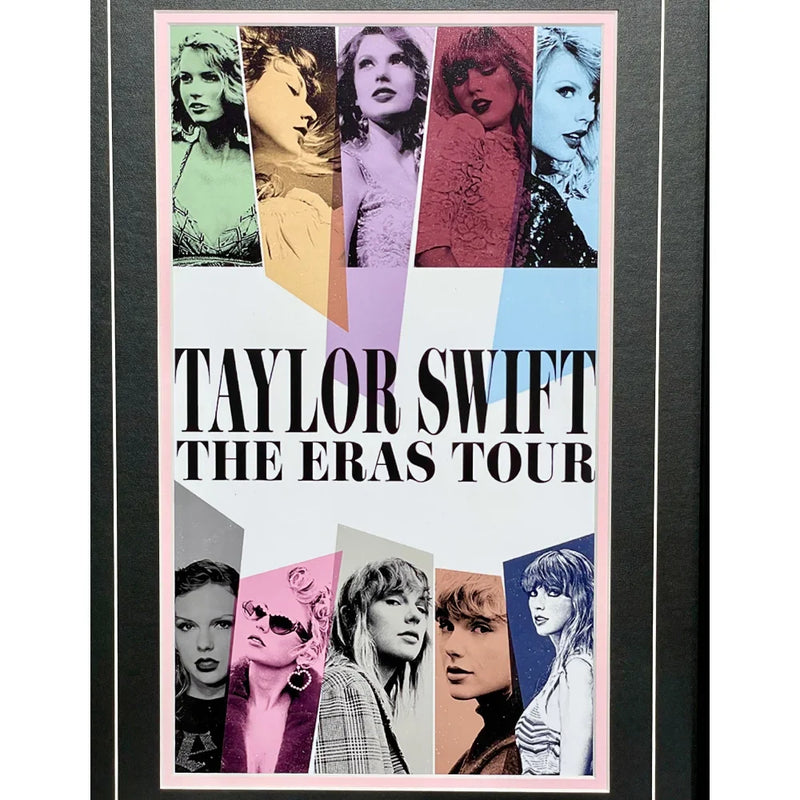Taylor Swift Authentic Eras Tour Concert Used Confetti Framed Poster Un Signed