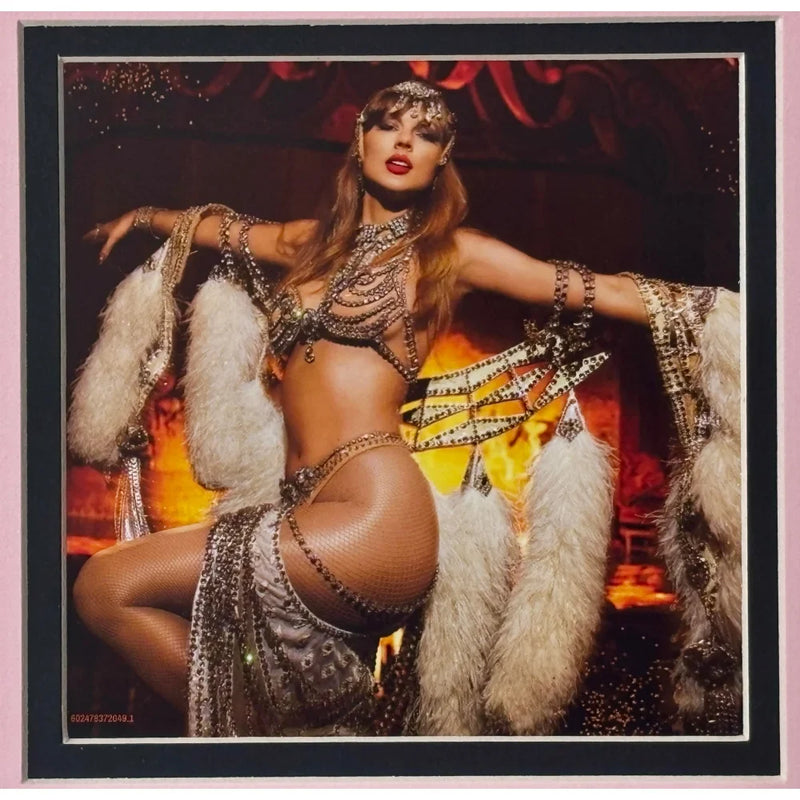 Taylor Swift Autograph – Signed Life of a Showgirl CD Collage Framed (JSA)