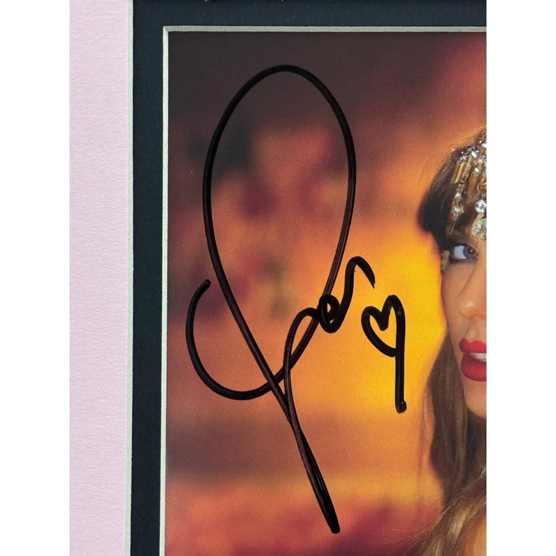 Taylor Swift Autograph – Signed Life of a Showgirl CD Collage Framed (JSA)
