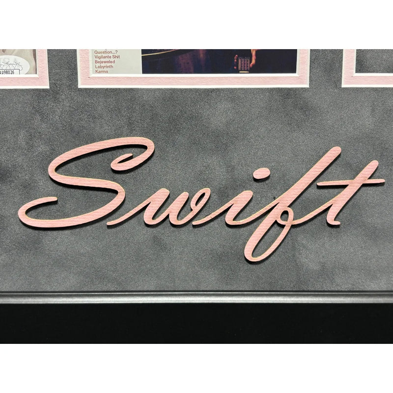 Taylor Swift Autographed CD TV Version Studio Albums All 12 Framed JSA Signed #D/100 Life Showgirl