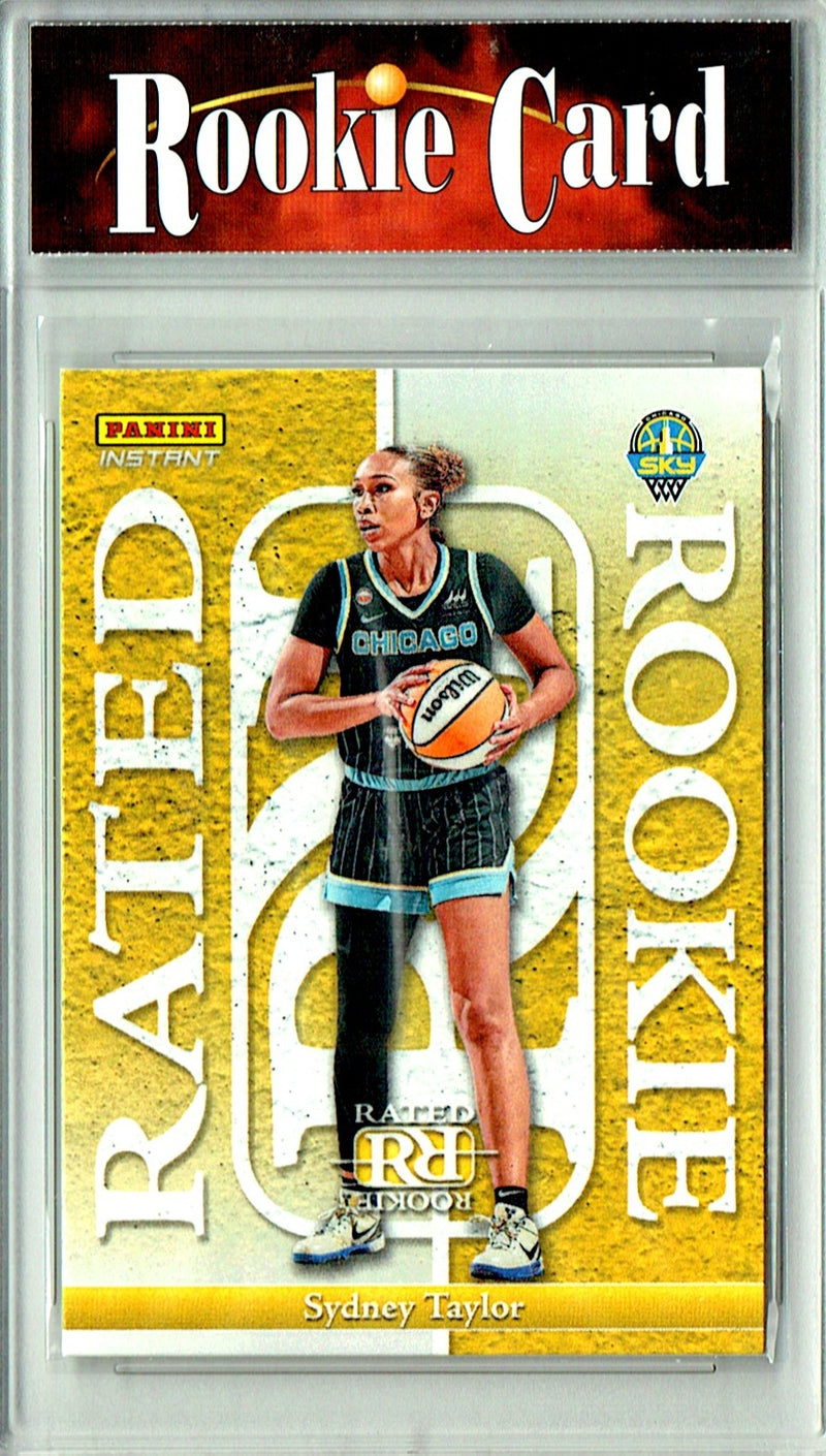 Sydney Taylor Rookie Card 2026 Panini Instant #RRR-10 Rated Rookie, Certified Mint+ Condition, Chicago Sky Basketball