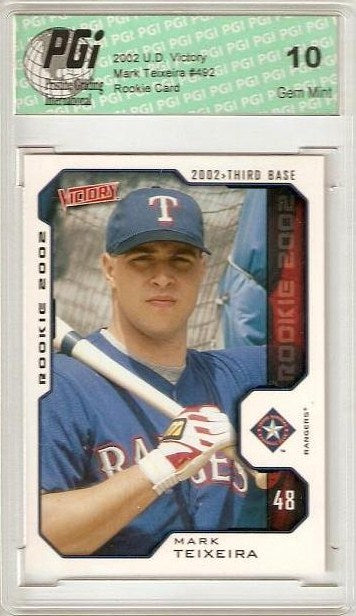 Mark Teixeira '02 Upper Deck Victory Rookie Card PGI 10