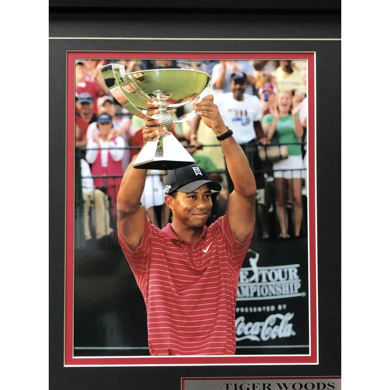 Tiger Woods Framed Authentic 2007 Fedex Cup Ticket Collage COA Golf us PGA