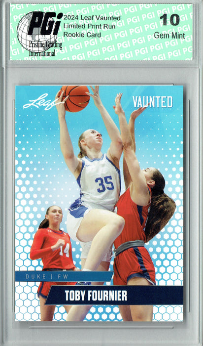 Toby Fournier 2024 Leaf Vaunted #V-18 Debut Collection Rookie Card PGI 10