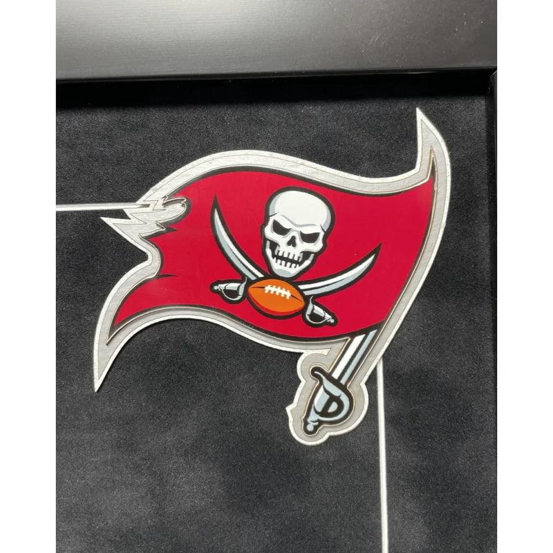 Tom Brady Autographed Tampa Bay Buccaneers Framed Jersey Inscribed "Sb LV Champs" Authentic COA