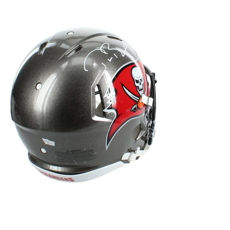 Tom Brady Autographed Tampa Bay Buccaneers Full Size Authentic Speed Helmet COA Signed