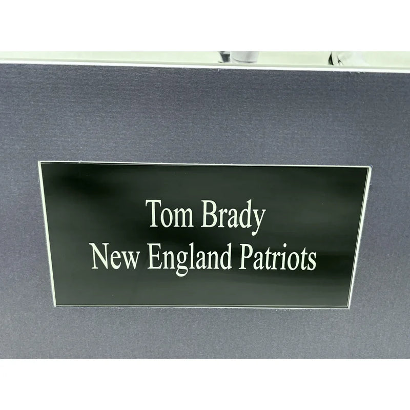 Tom Brady Framed 10 Football Card 8x10 Collage Lot New England Patriots