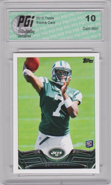 2013 Topps Football #126 Geno Smith RC Jets Rookie Card PGI 10