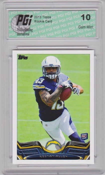 2013 Topps Football #435 Keenan Allen RC Chargers Rookie Card PGI 10