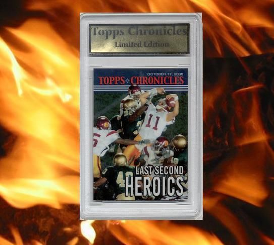 Topps Chronicles Reggie Bush & Matt Leinart USC Rookie Card