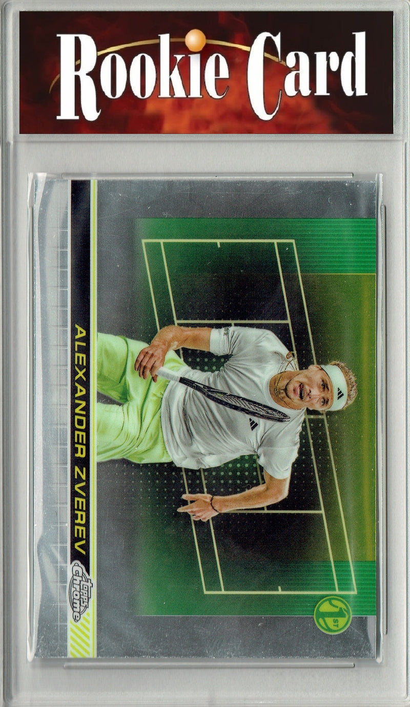 Certified Mint+ Alexander Zverev 2024 Chrome #74 Pro Tennis Rookie Card Russia