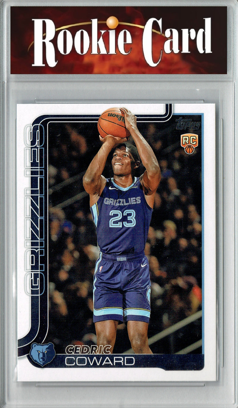 Certified Mint+ Cedric Coward 2025 #211 Flagship Rookie Card Memphis Grizzlies