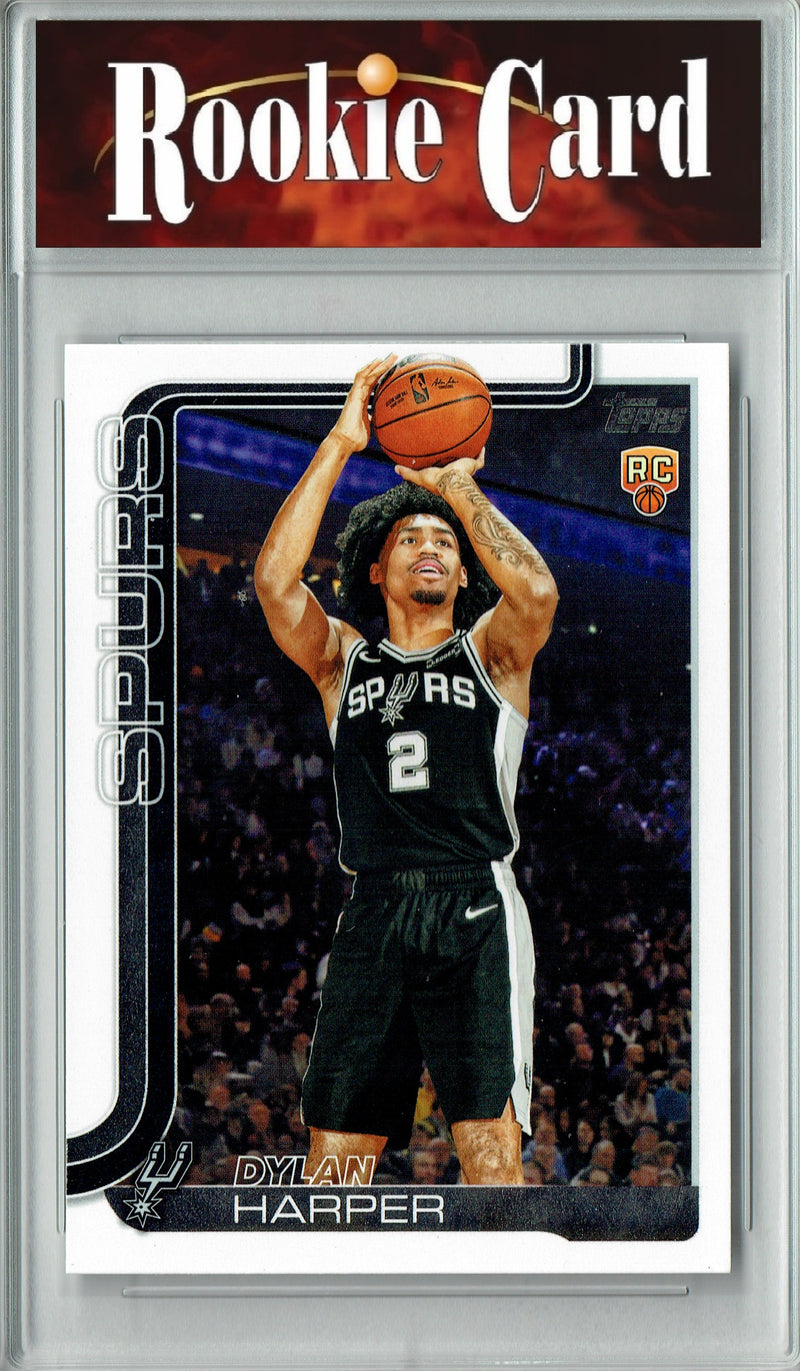 Certified Mint+ Dylan Harper 2025 NBA Flagship Rookie Card #202 San Antonio Spurs