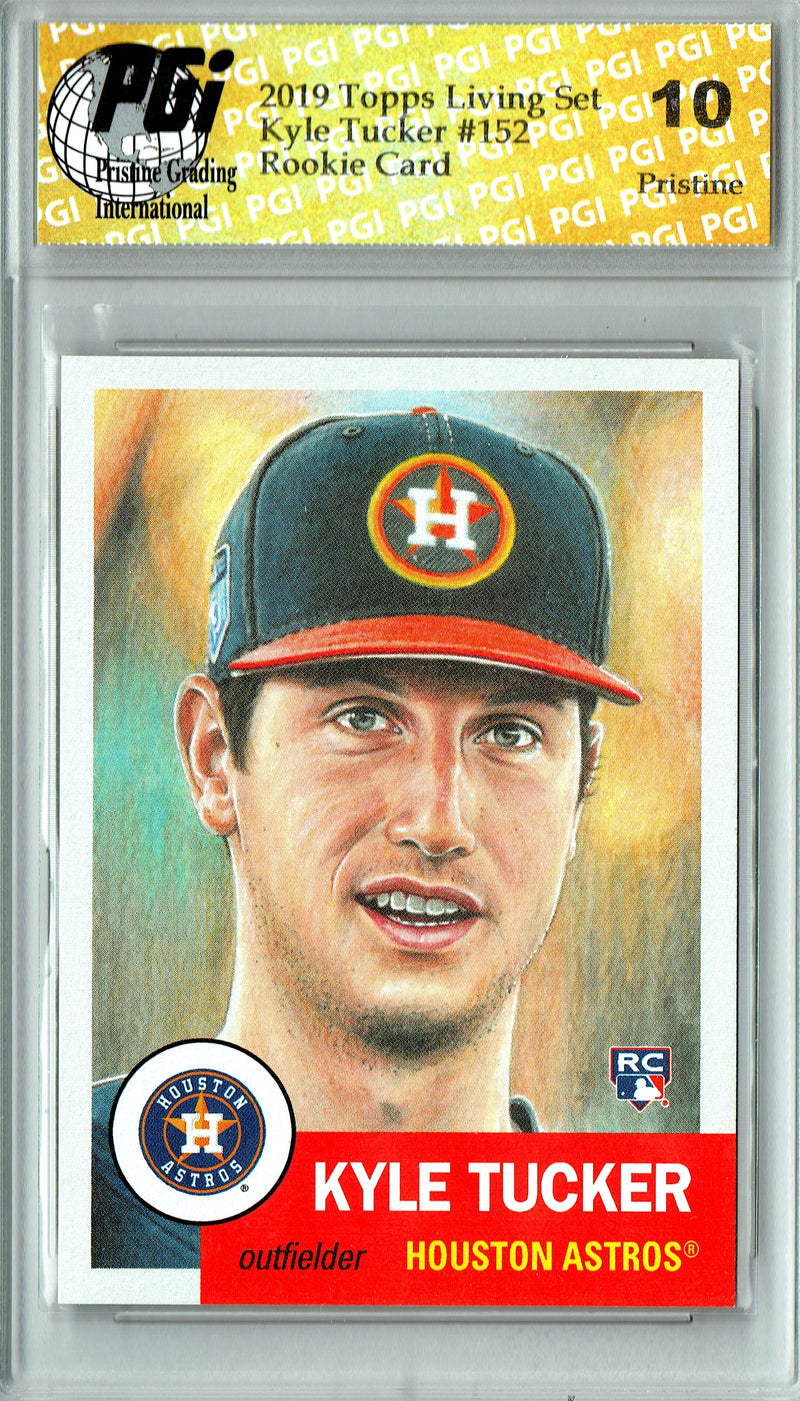 Kyle Tucker 2019 Topps Living Set #152 PRISTINE Rookie Card PGI 10