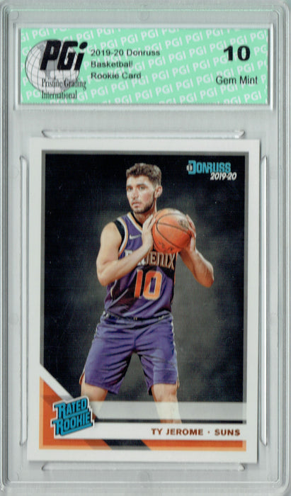 Ty Jerome 2019 Donruss Basketball #222 Gem Mint Rookie Card PGI 10