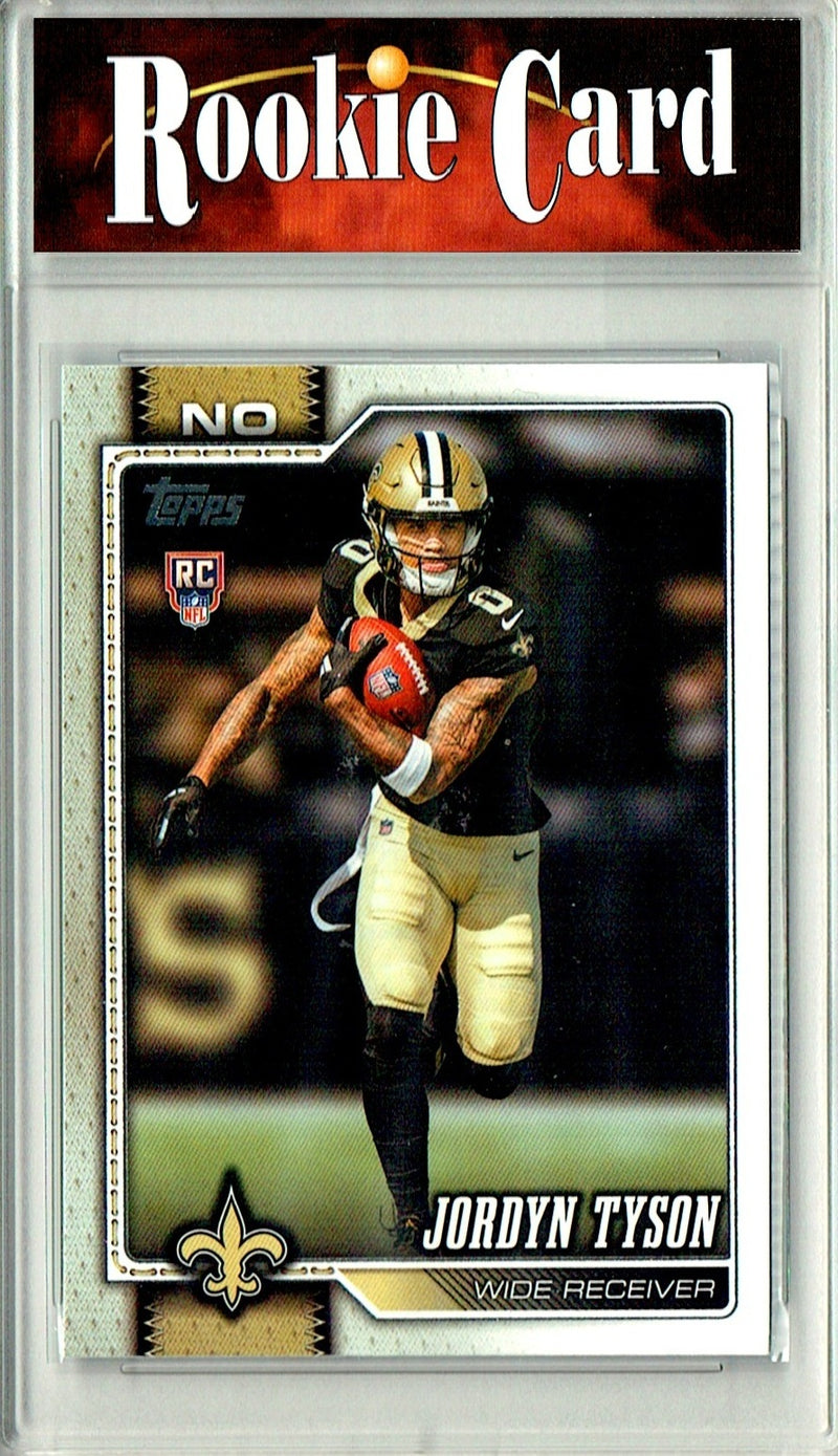 Jordyn Tyson Rookie Card 2026 Topps #320 Flagship, Certified Mint+ Condition, New Orleans Saints Football