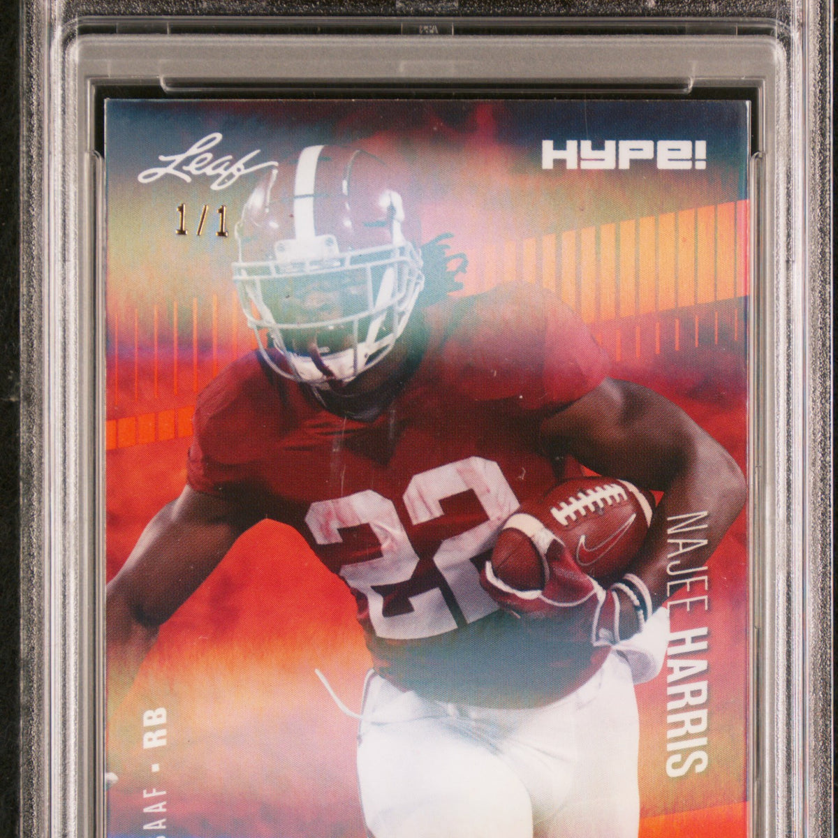 : Najee Harris 2021 Leaf HYPE! #61 Rookie Card Gold