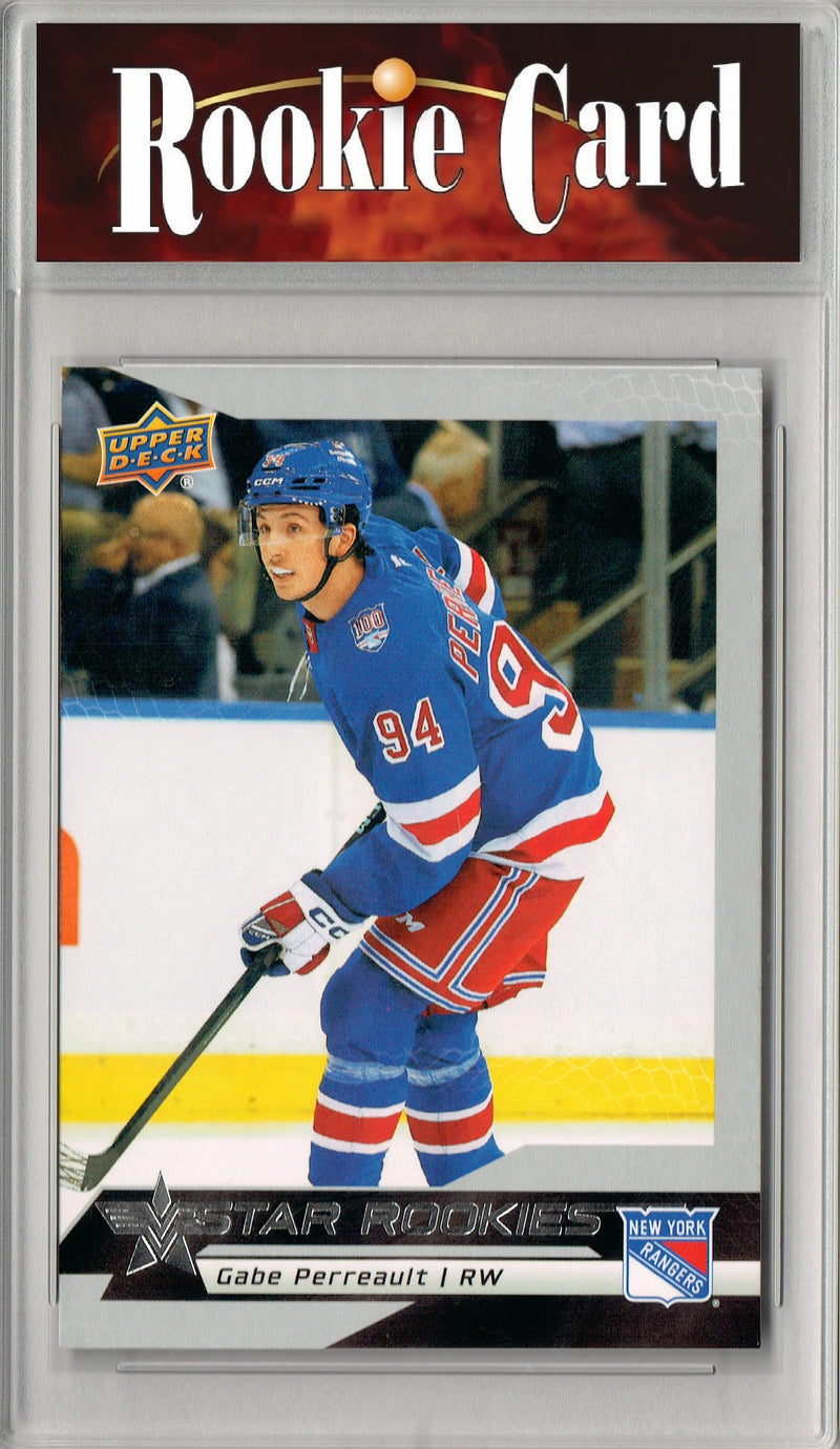 Certified Mint+ Gabe Perreault 2025 U.D. Star Rookies #8 Special Collection Rookie Card New York Rangers