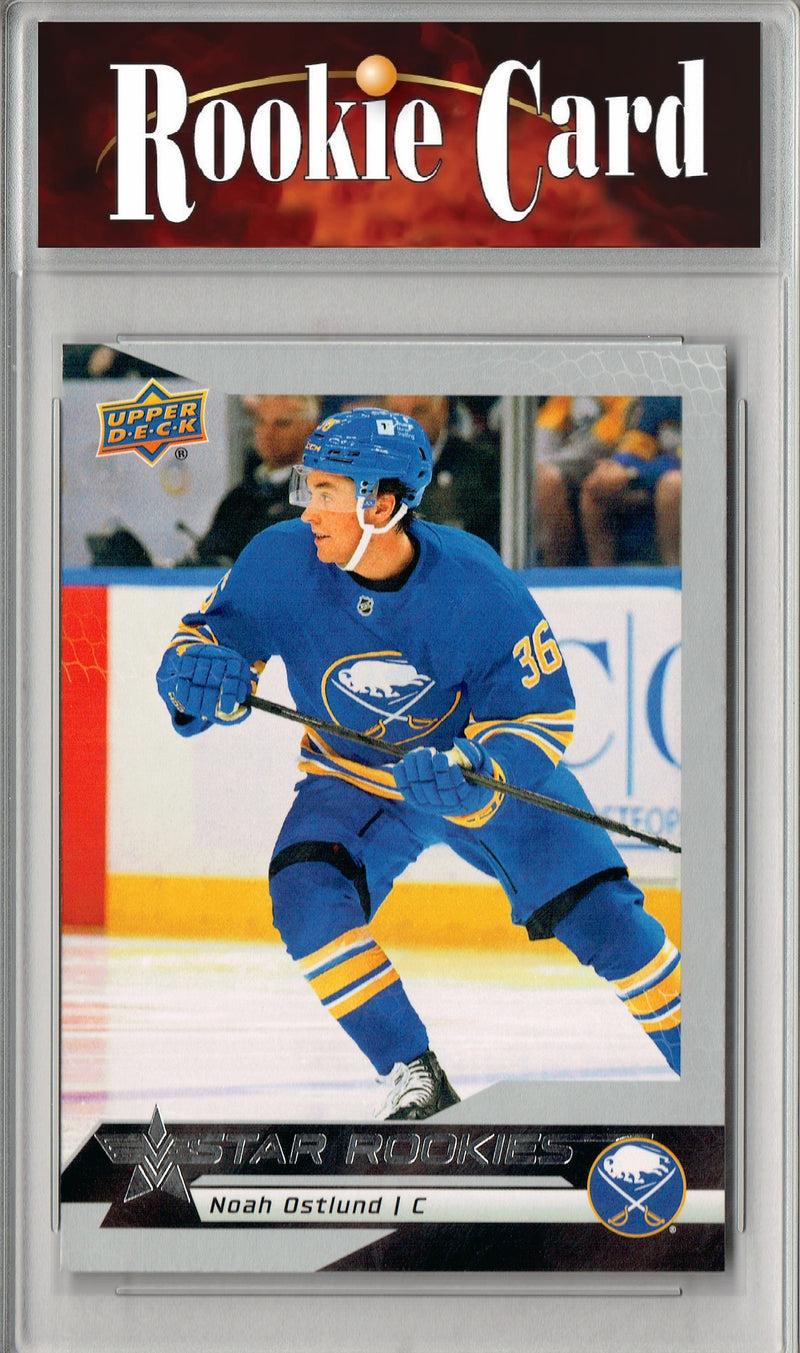 Certified Mint+ Noah Ostlund 2025 U.D. Star Rookies #3 Special Collection Rookie Card Buffalo Sabres