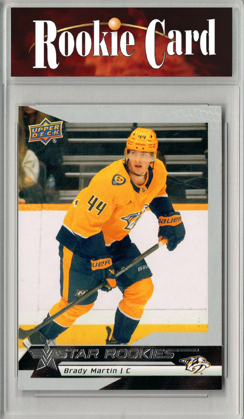Certified Mint+ Brady Martin 2025 U.D. Star Rookies #18 Special Collection Rookie Card Nashville Predators
