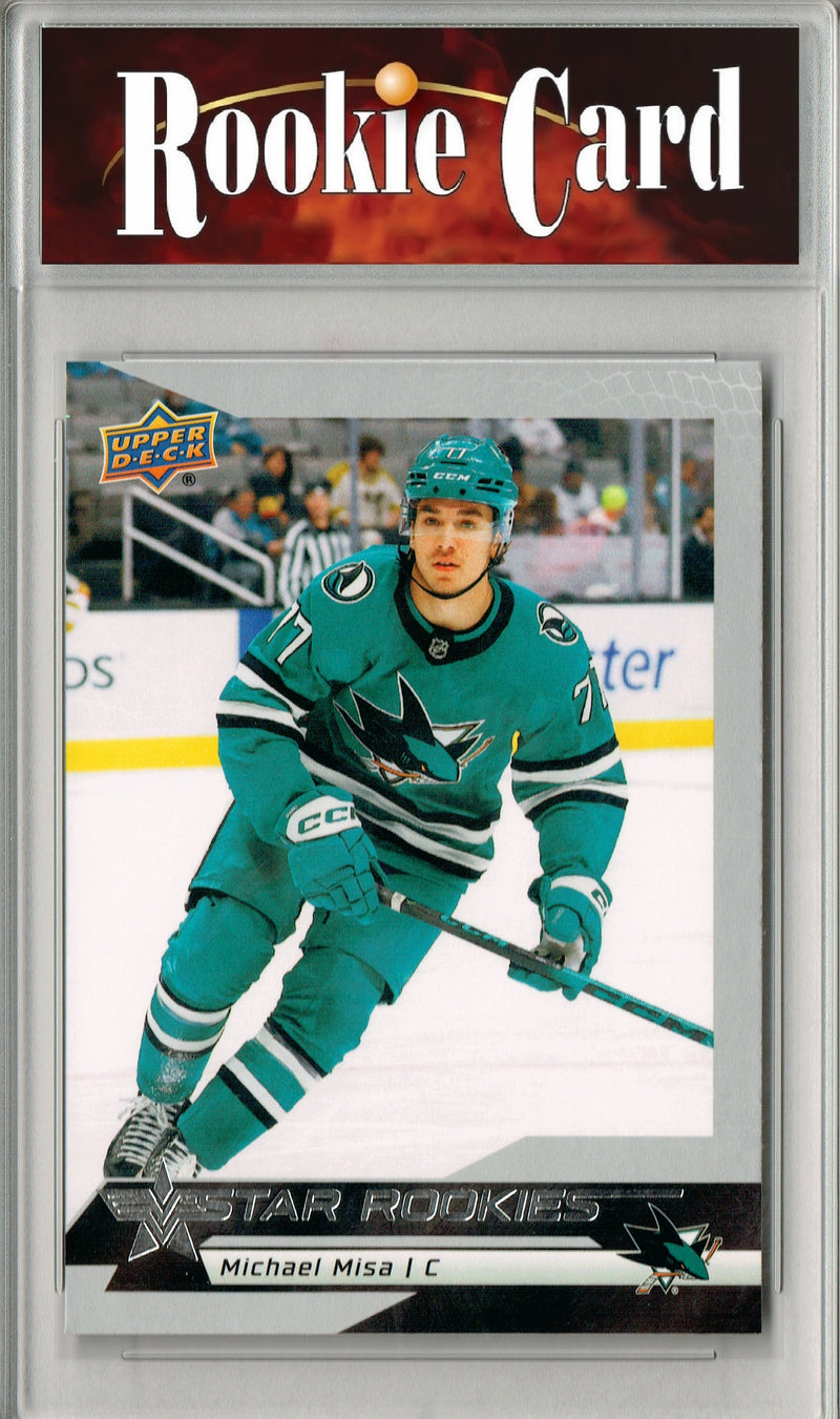 Certified Mint+ Michael Misa 2025 U.D. Star Rookies #13 Special Collection Rookie Card San Jose Sharks