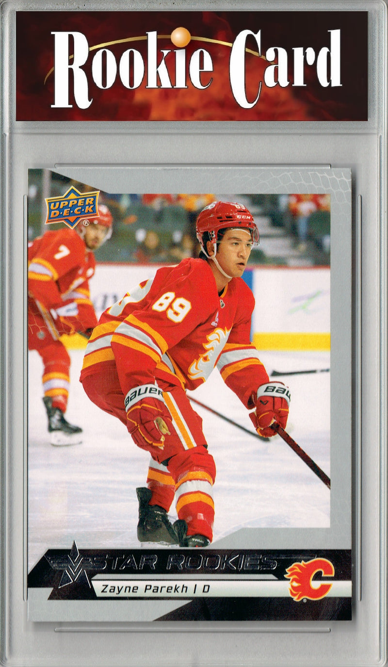 Certified Mint+ Zayne Parekh 2025 U.D. Star Rookies #15 Special Collection Rookie Card Calgary Flames