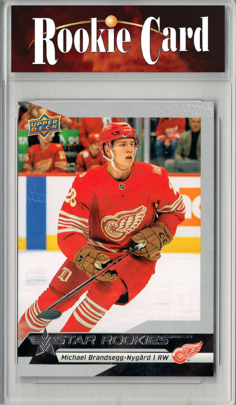 Certified Mint+ Michael Brandsegg-Nygard 2025 U.D. Star Rookies #22 Special Collection Rookie Card Detroit Red Wings