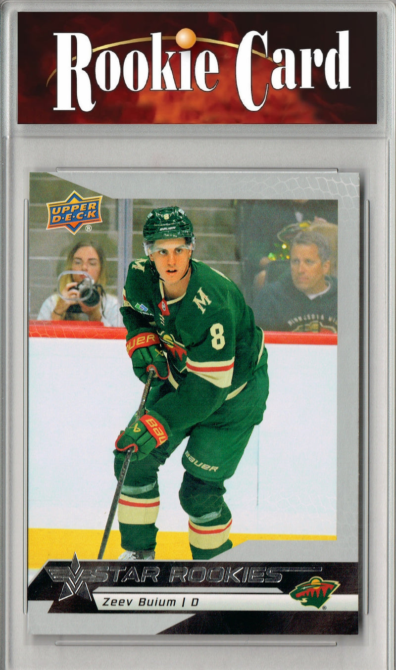 Certified Mint+ Zeev Buium 2025 U.D. Star Rookies #23 Special Collection Rookie Card Minnesota Wild