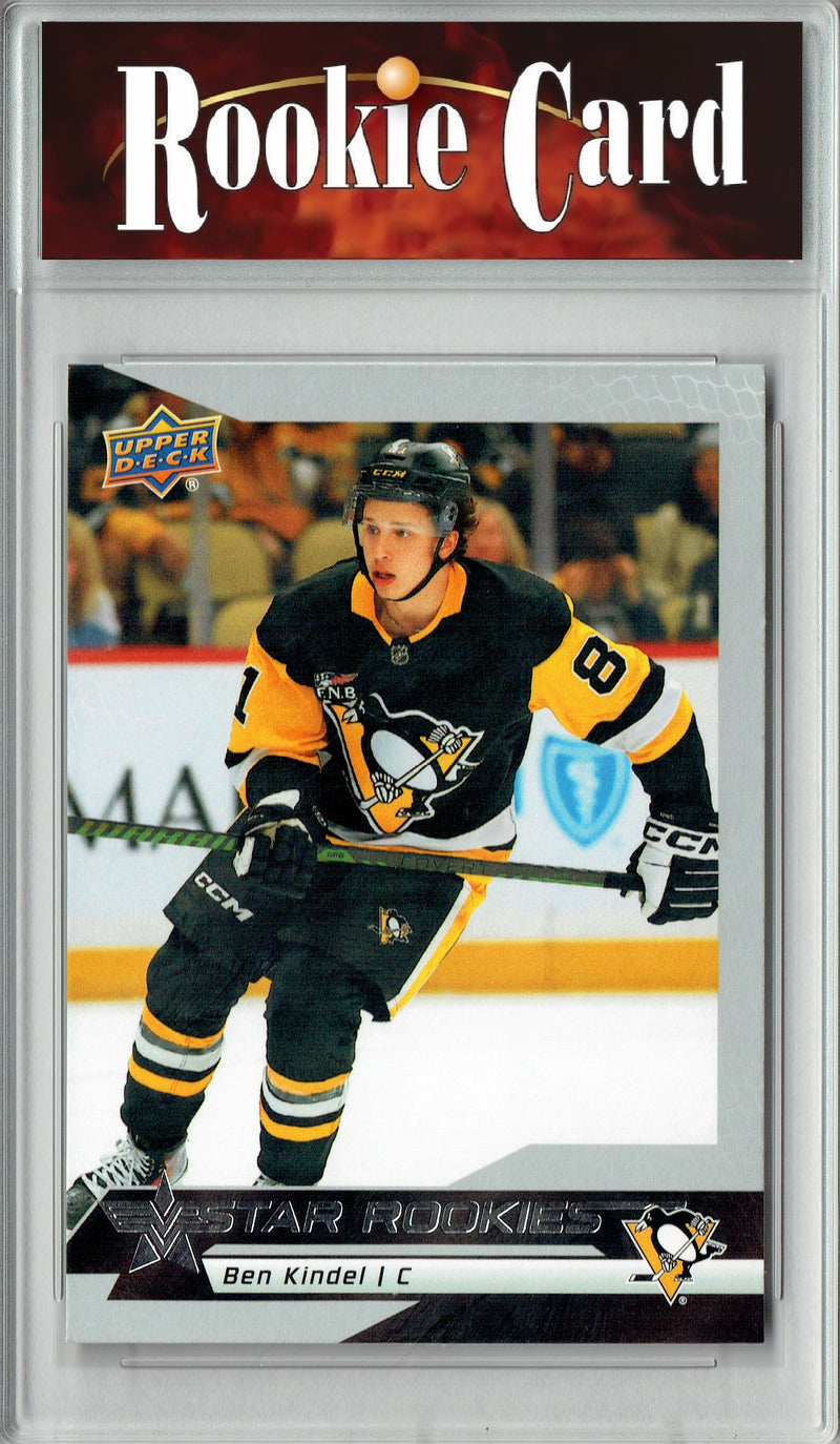 Certified Mint+ Ben Kindel 2025 U.D. Star Rookies #2 Special Collection Rookie Card Pittsburgh Penguins